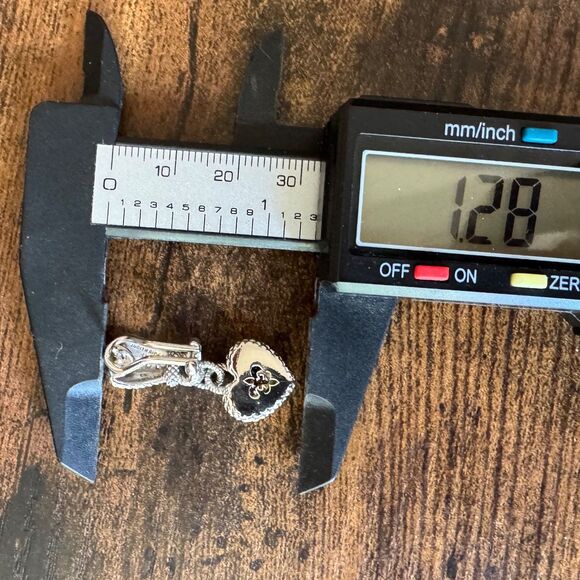 Judith Ripka Sterling Silver Diamonique CZ Heart Dangle Earrings 925 Rope - Picture 6 of 6